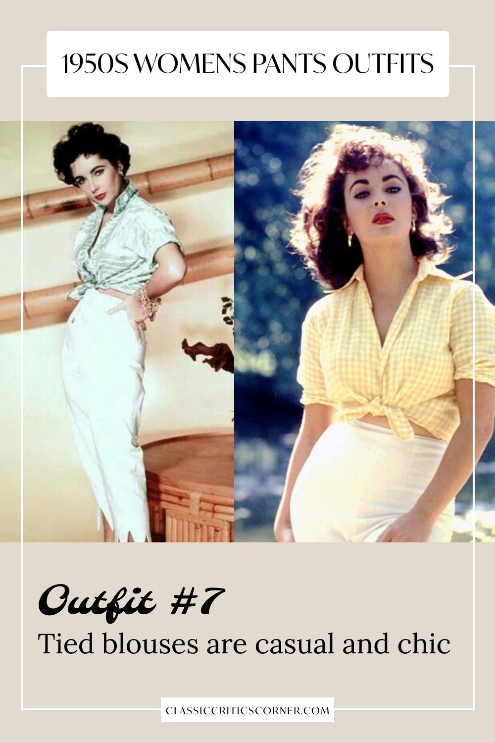 1950s fashion 50's outfit ideas with jeans 0014