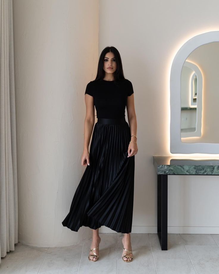 a line skirt outfit ideas 0011