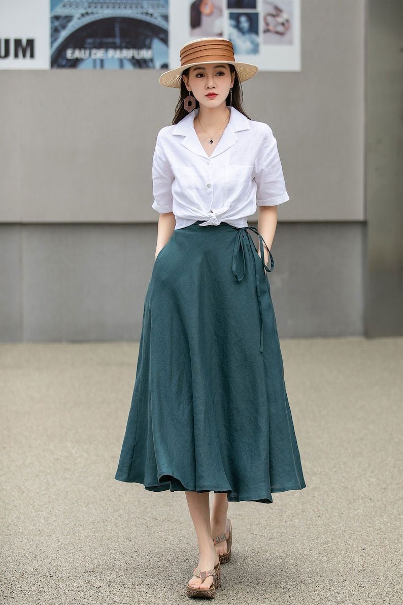 a line skirt outfit ideas 0025