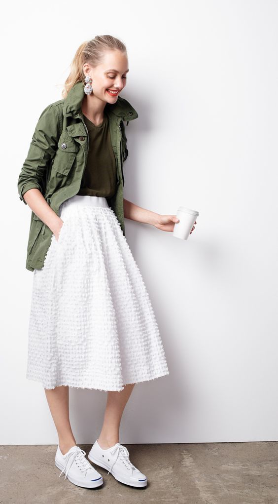 a line skirt outfit ideas 0028