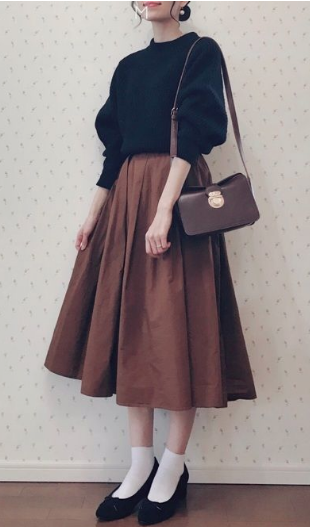 a line skirt outfit ideas 0057