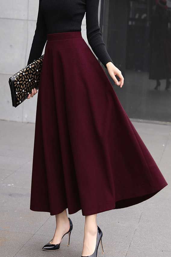 a line skirt outfit ideas 0061