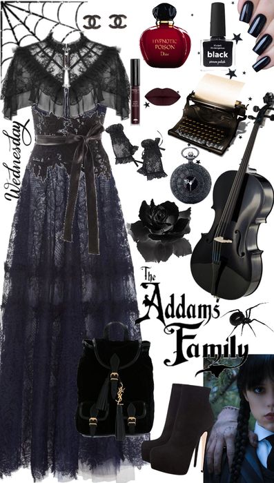 Addams Family themed party outfits