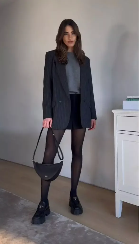 all black outfit ideas for work 0015