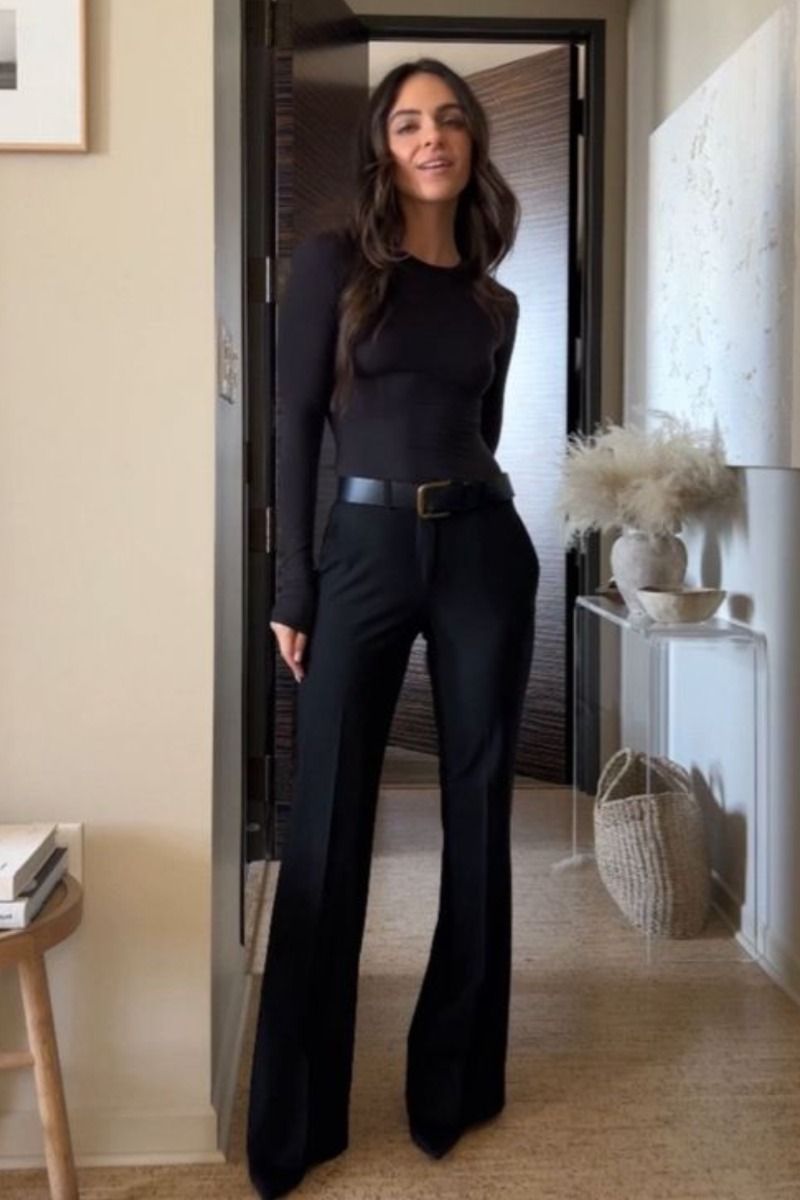 all black work outfit inspiration