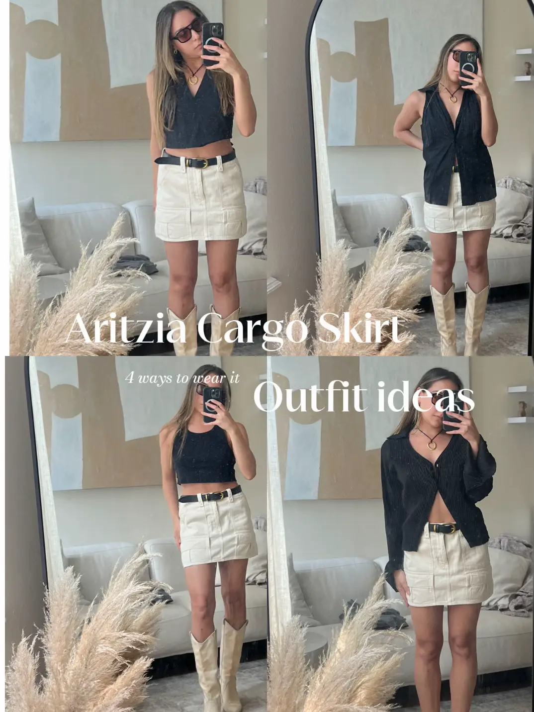 Aritzia outfit ideas with accessories.