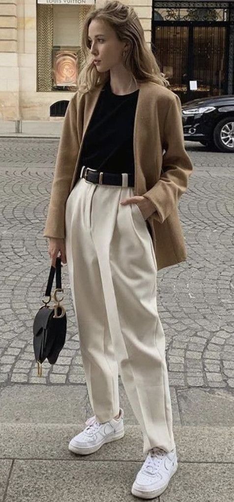 beige pants outfit ideas 0033