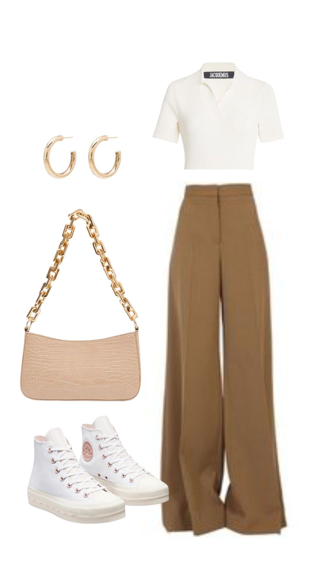 beige pants outfit ideas 0073