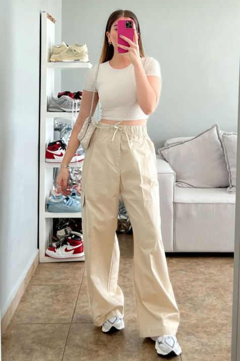 beige pants outfit ideas 0087