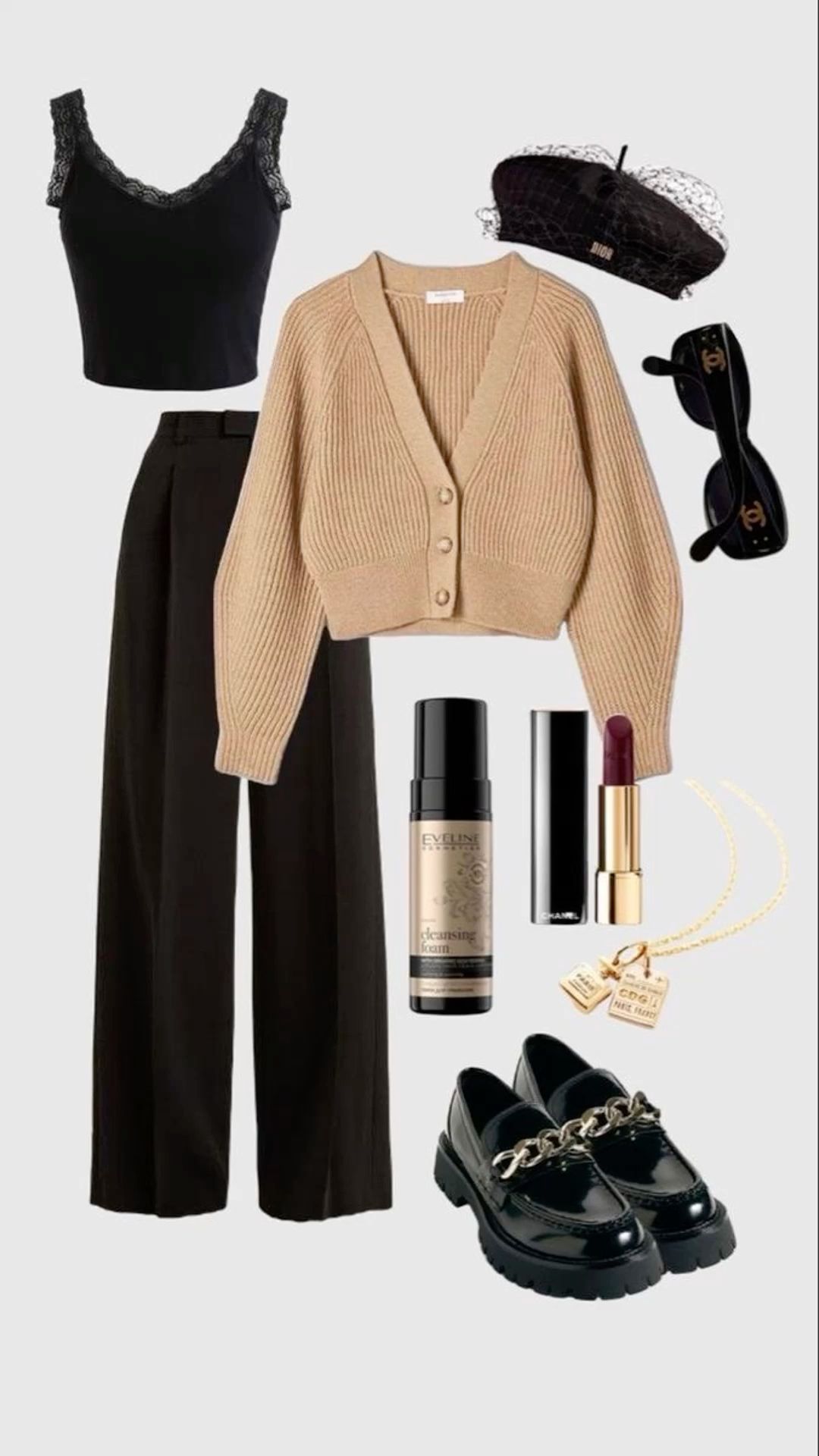 beige sweater outfit ideas 0072