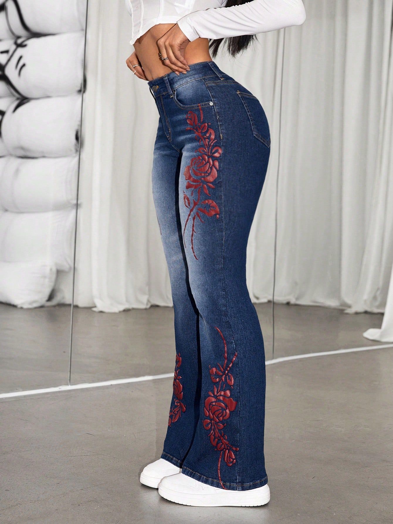 bell bottom jeans outfit ideas 0051