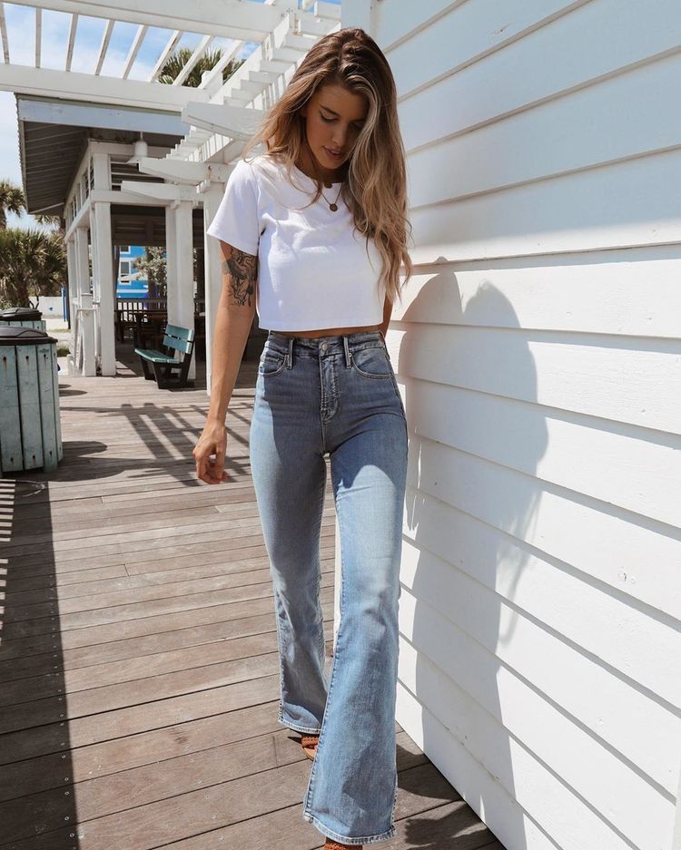 bell bottom jeans outfit ideas 0059