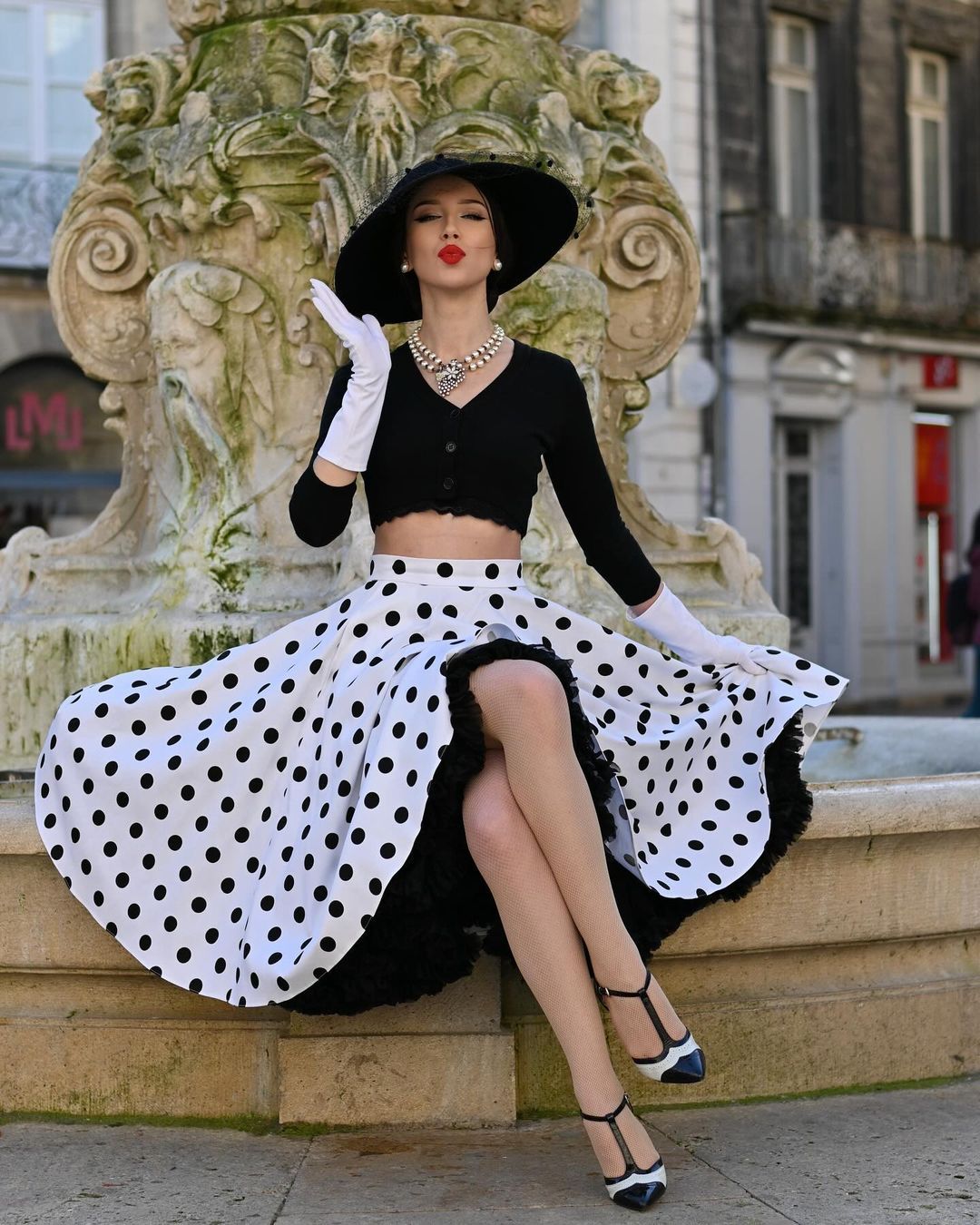 best jackets for a white polka dot dress outfit