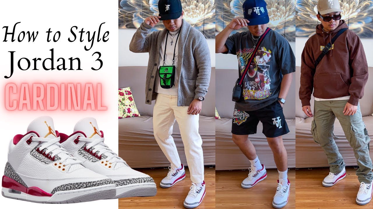 best outfits for Air Jordan 3 shoes