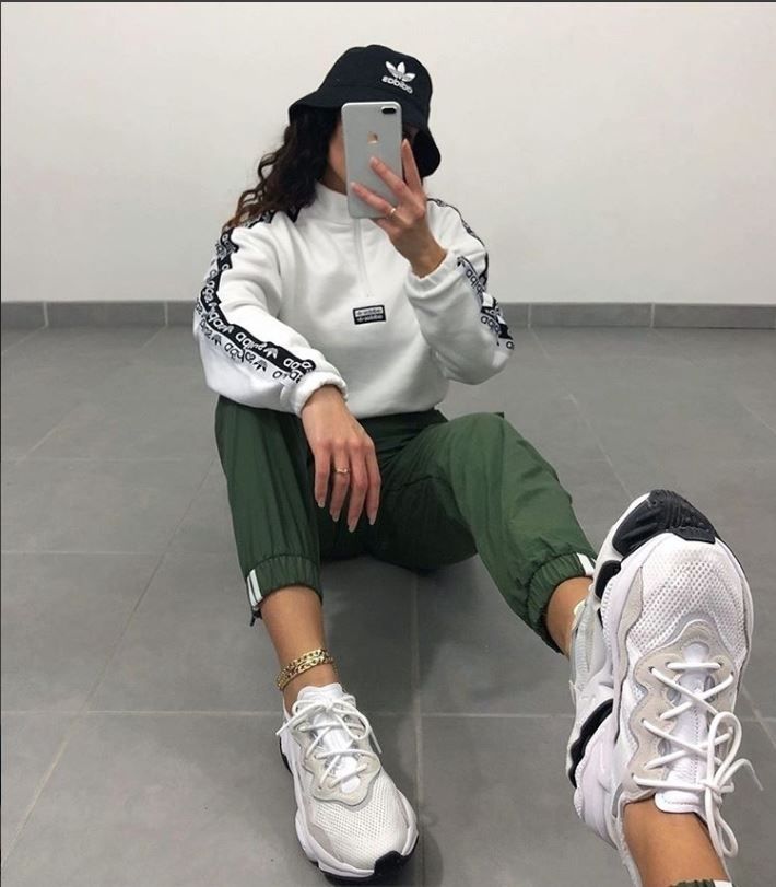 best outfits with Adidas ozweego