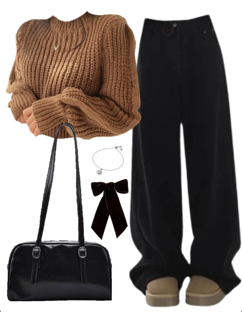 black and brown outfit ideas 0034