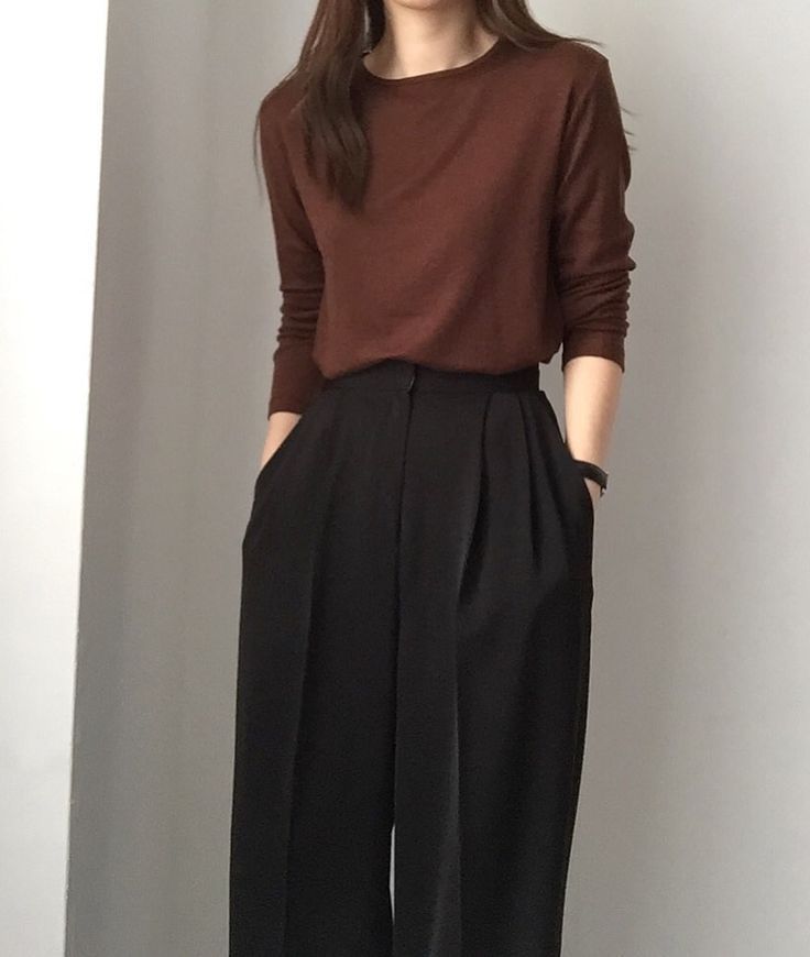 black and brown outfit ideas 0046