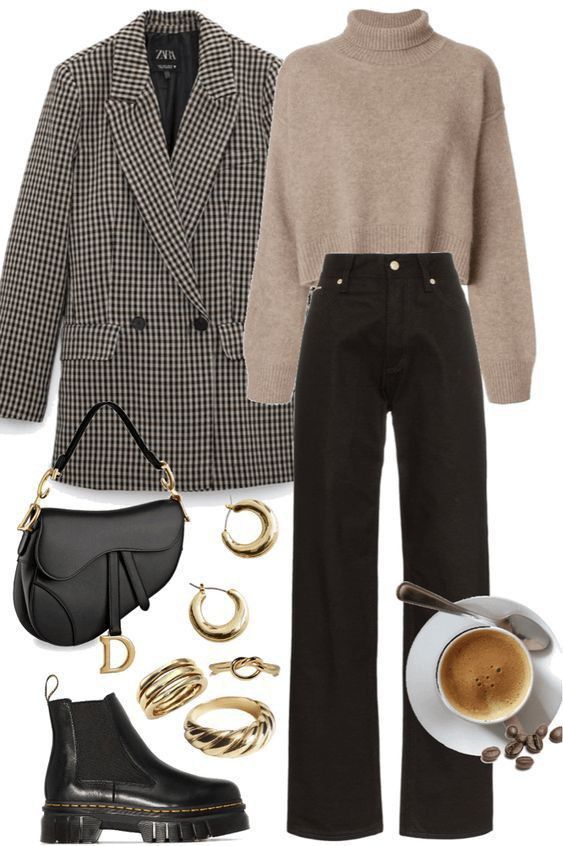 black and brown outfit ideas 0075