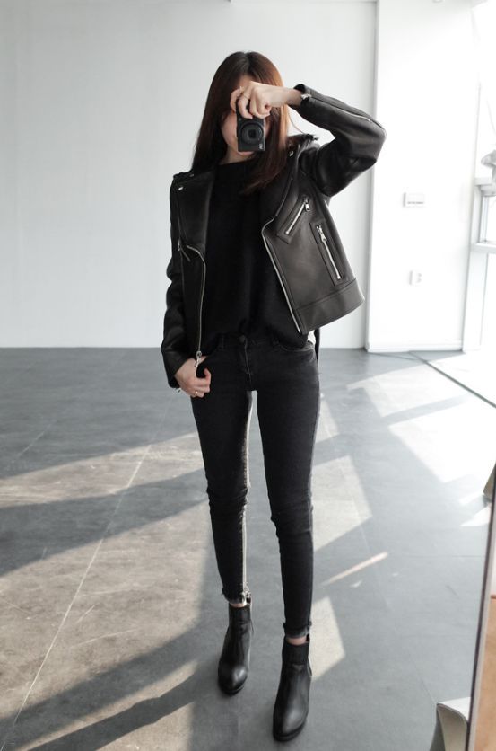 black ankle boots outfit ideas 0069