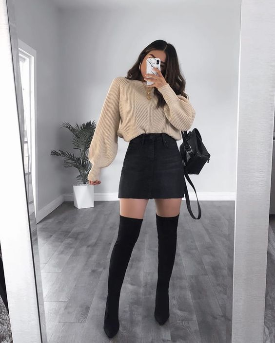 black booties outfit ideas 0011