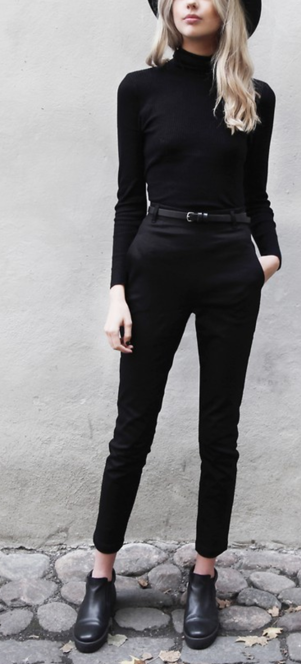 black booties outfit ideas 0063