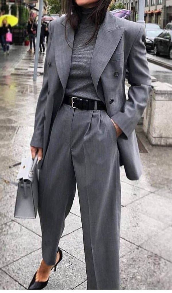 black coat outfit ideas 0084