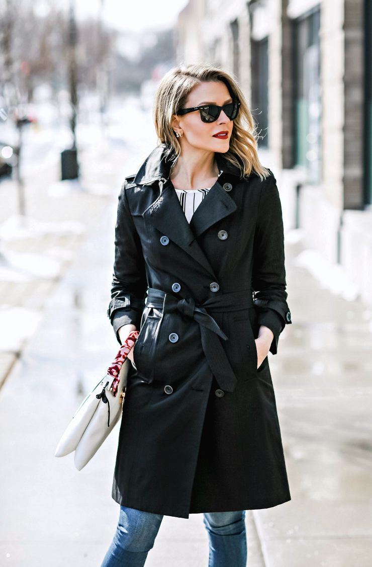 black coat outfit ideas 0093