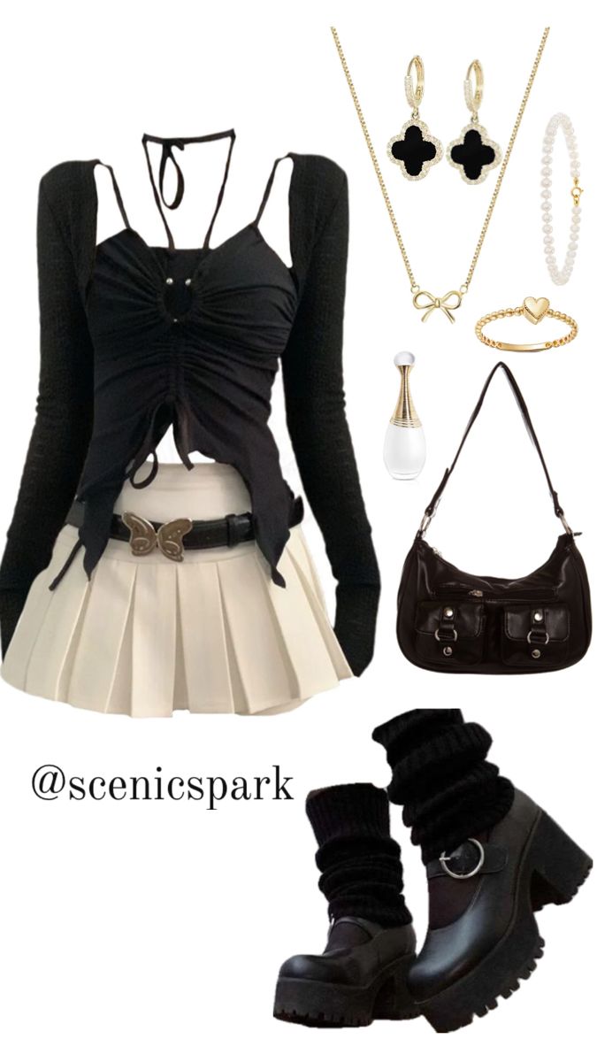 Black concert outfit ideas 0015