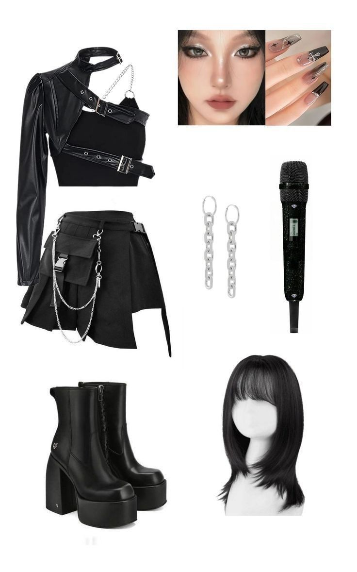 Black concert outfit ideas 0022