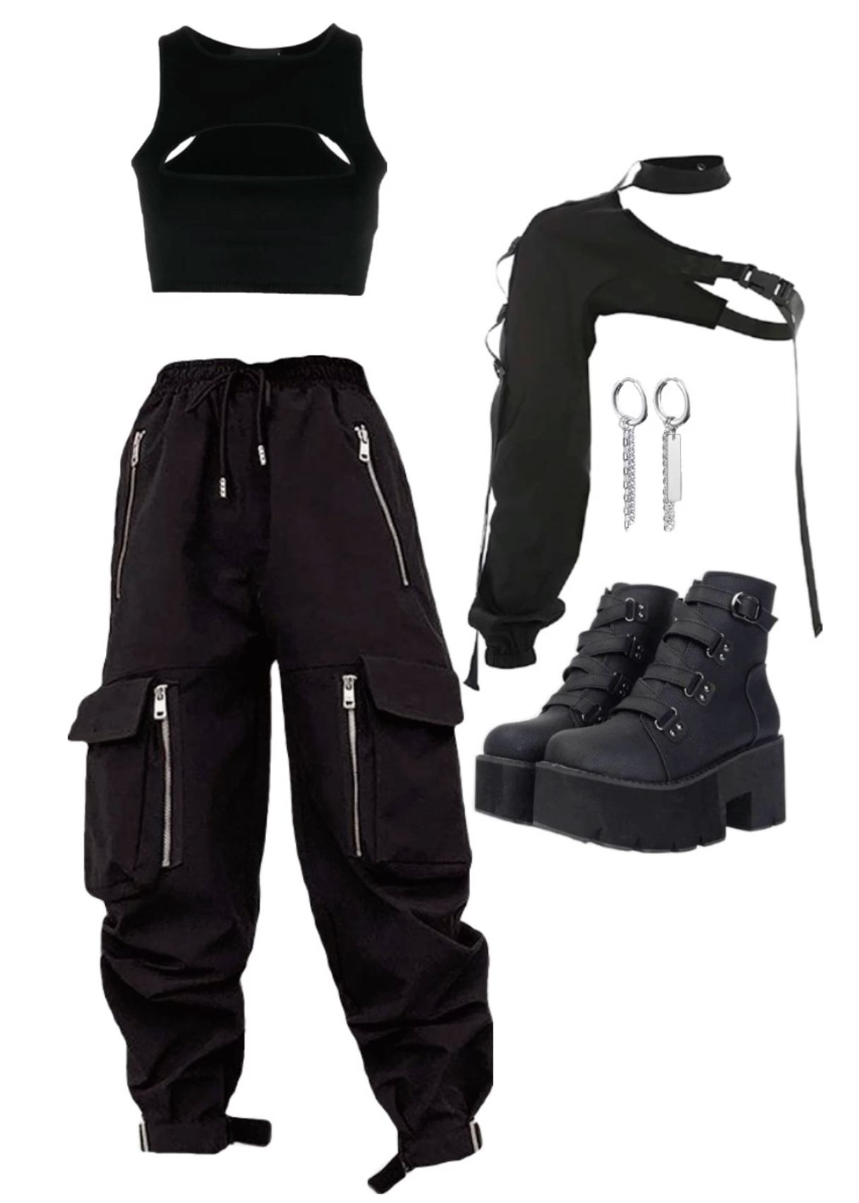 Black concert outfit ideas 0026