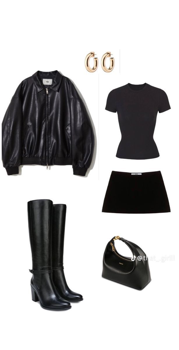 Black concert outfit ideas 0035