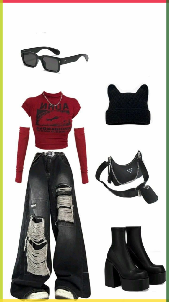 Black concert outfit ideas 0036