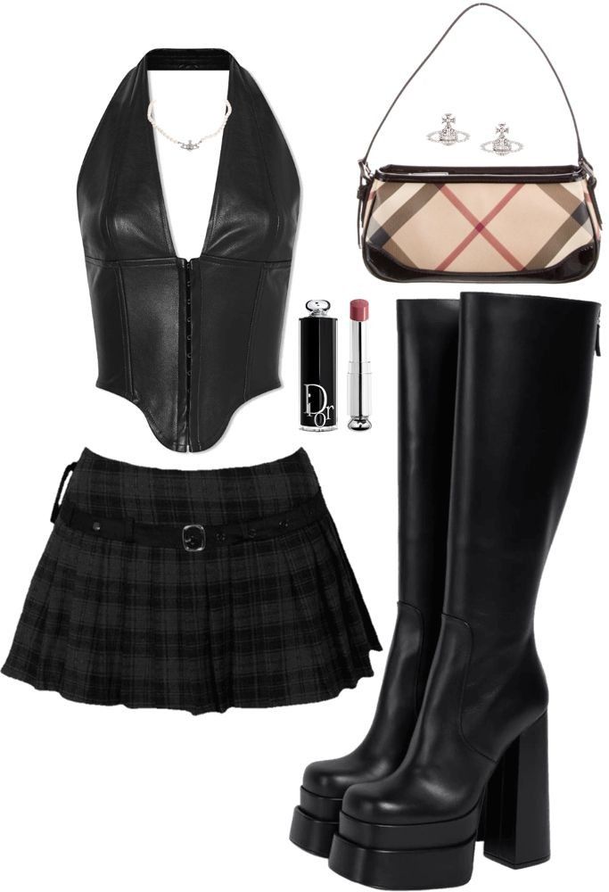 Black concert outfit ideas 0069