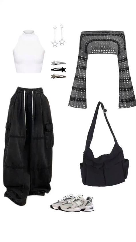 Black concert outfit ideas 0081