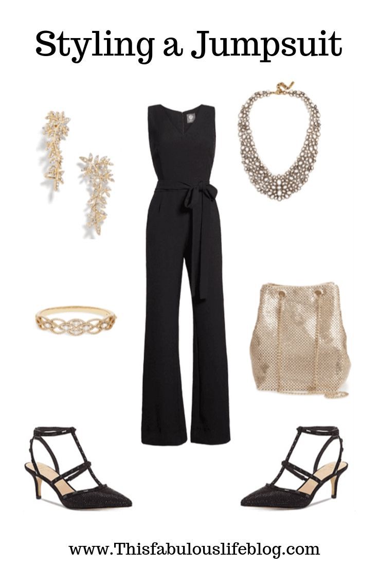 black jumpsuit outfit ideas 0034