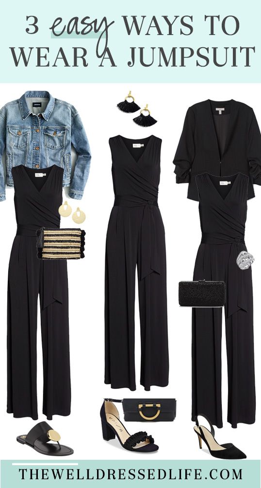 black jumpsuit outfit ideas 0058