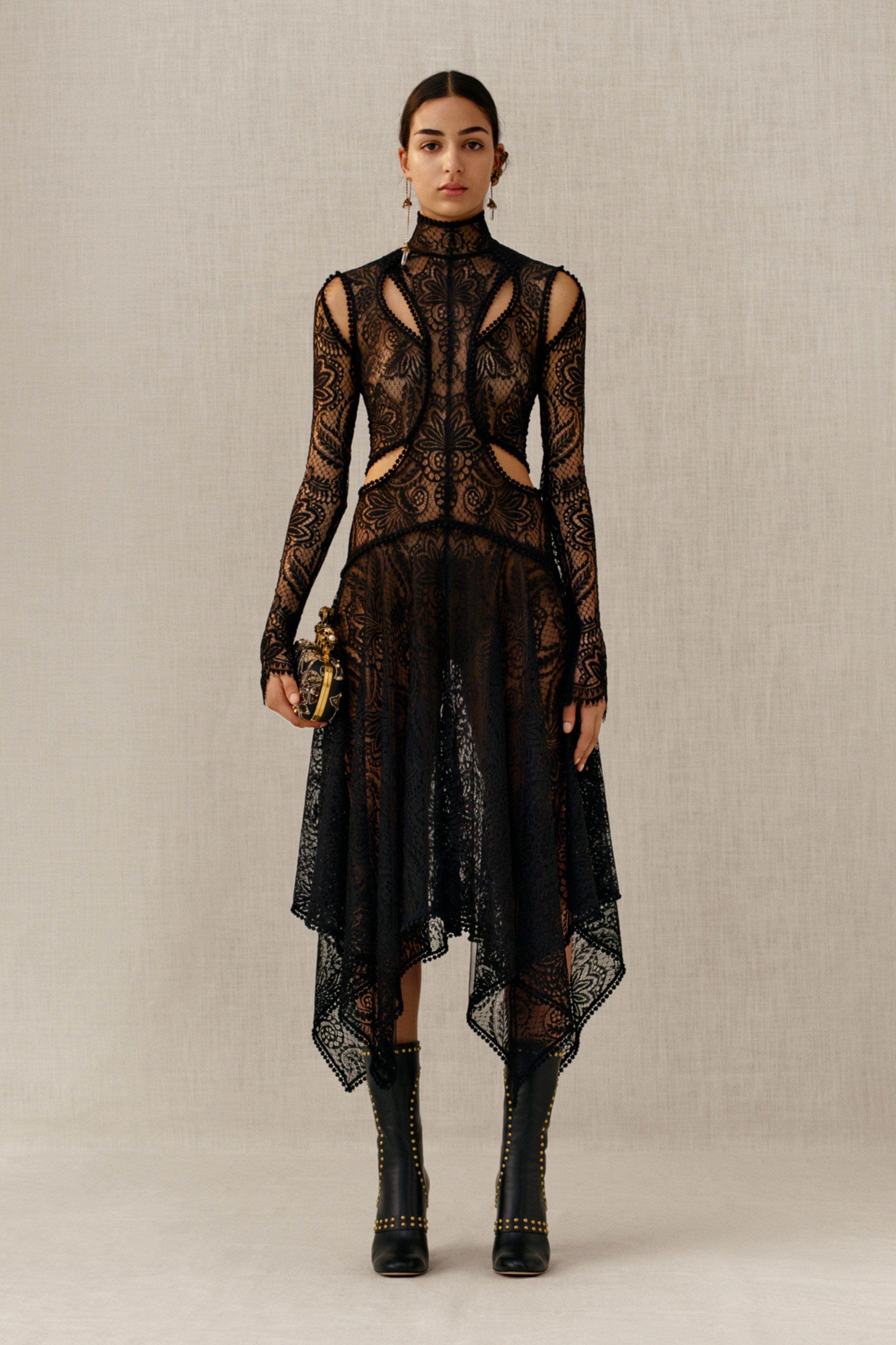 black lace outfit ideas 0015