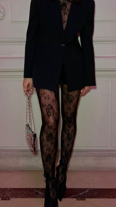 black lace outfit ideas 0023