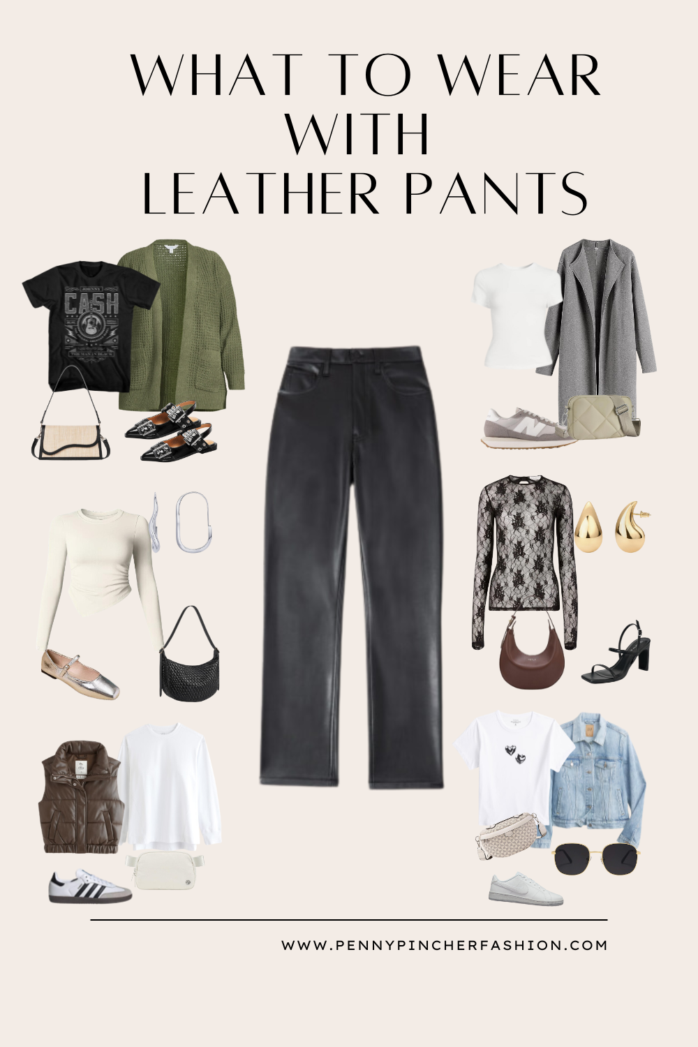 black leather pants outfit ideas 0079