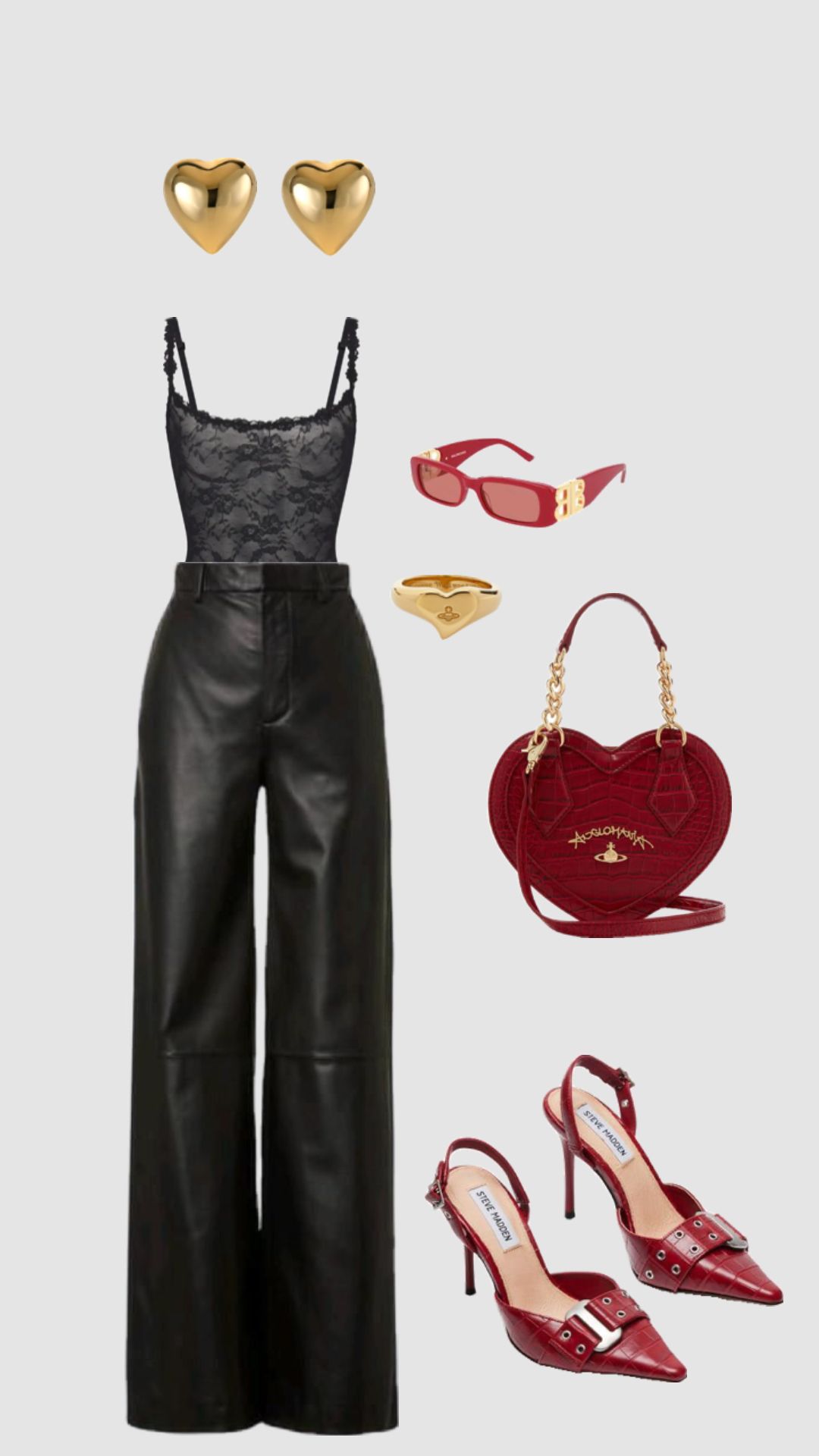 black leather pants outfit ideas 0090