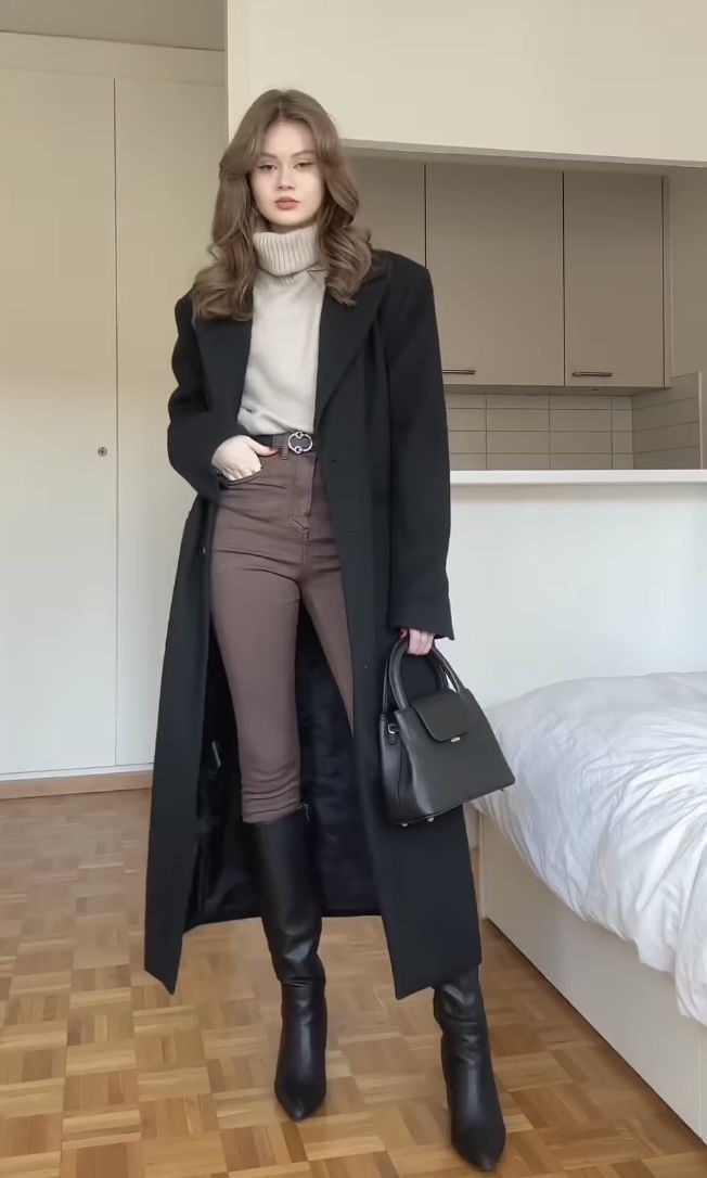 black long boots outfit combinations for every occasion