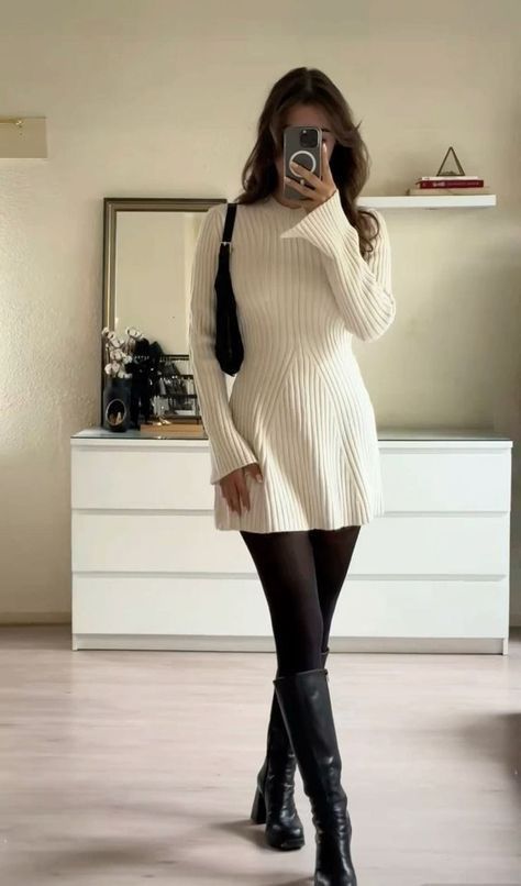 black long boots outfit ideas 0054