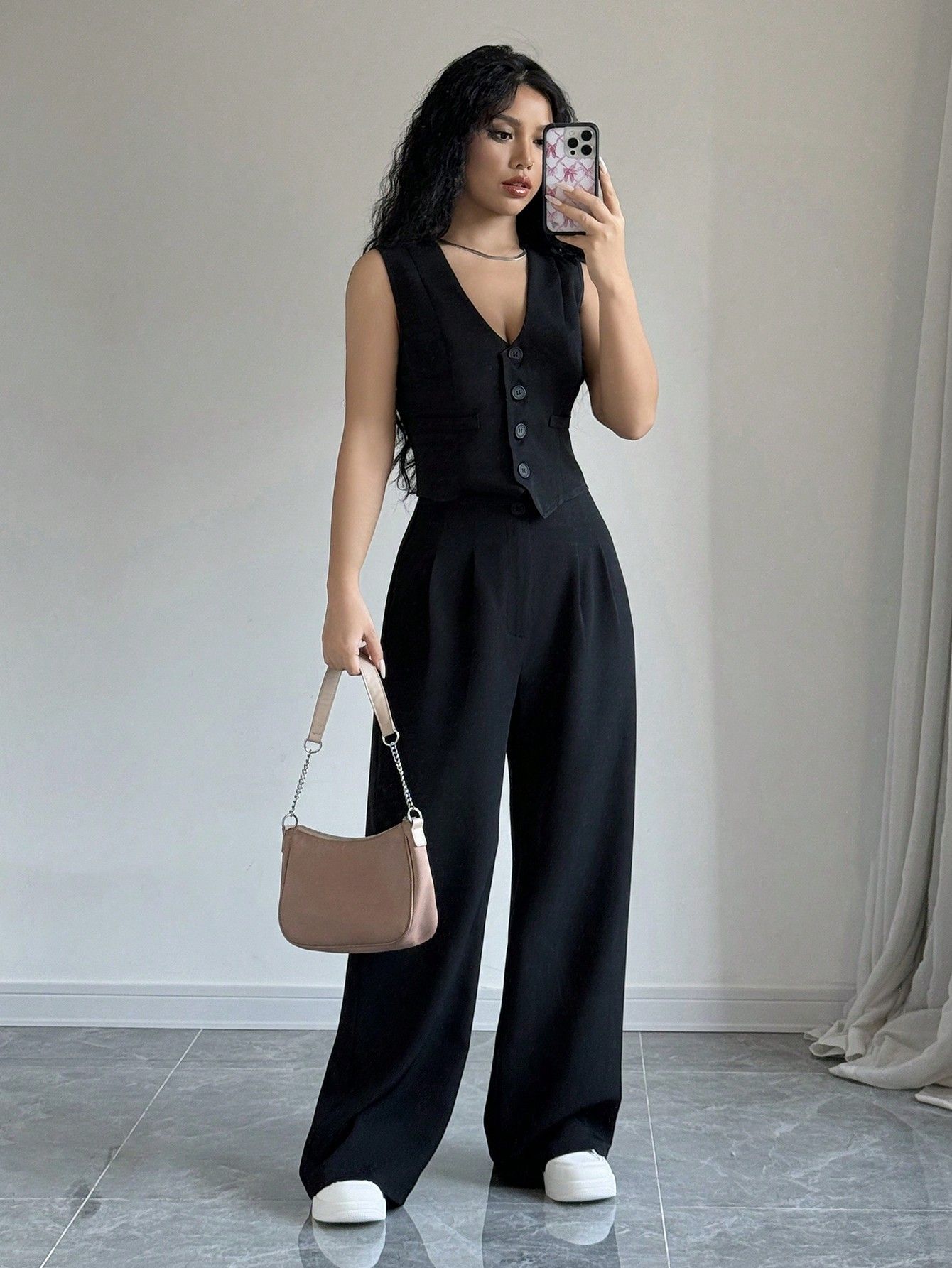 black pants outfit ideas 0020