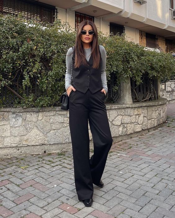 black pants outfit ideas 0062