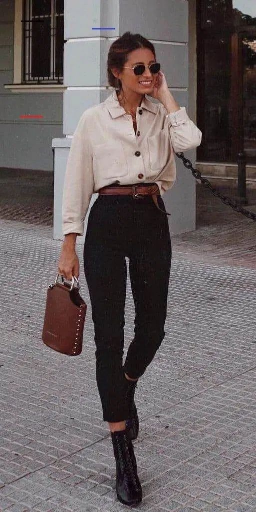 black pants outfit ideas 0075