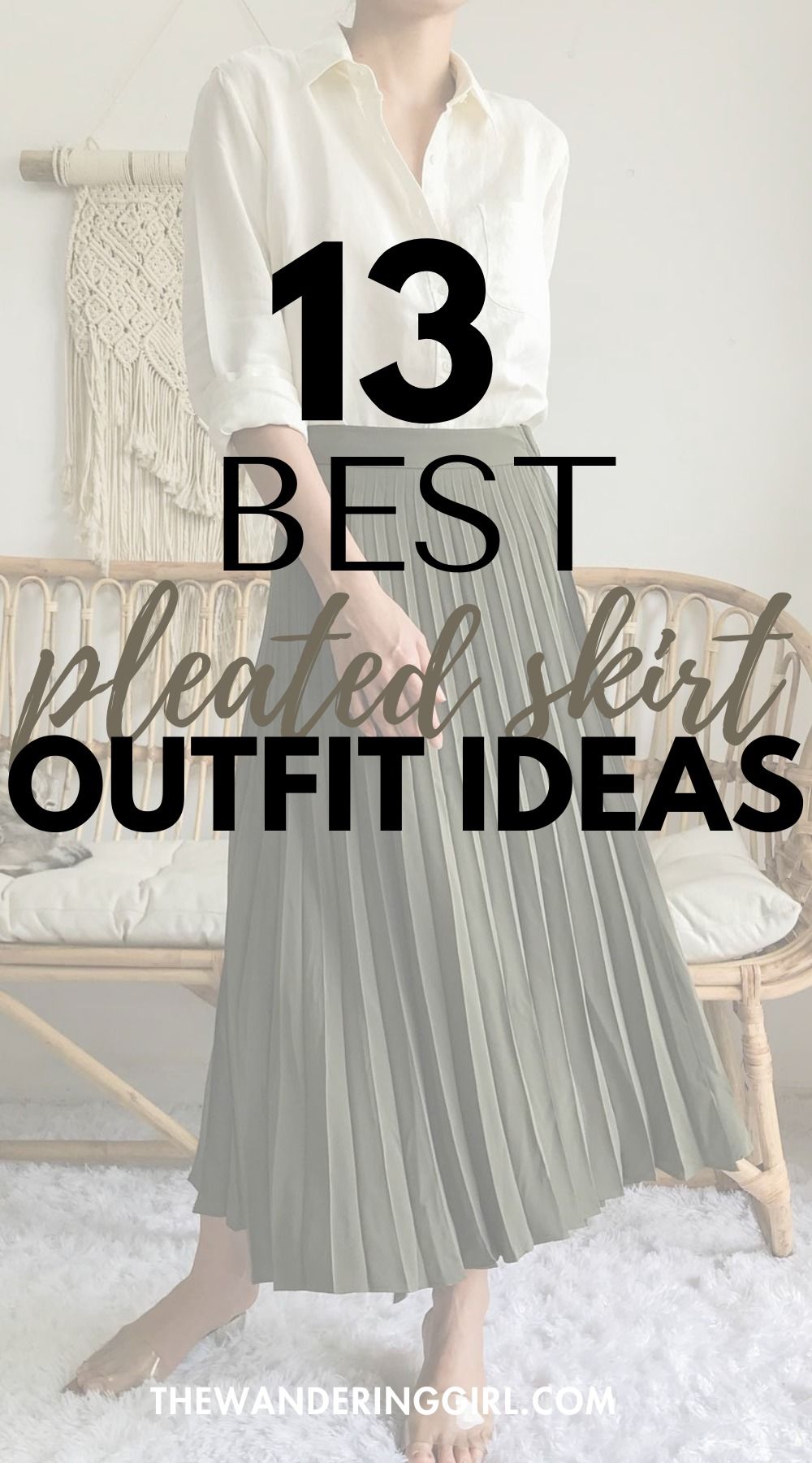 black pleated skirt outfit ideas 0068