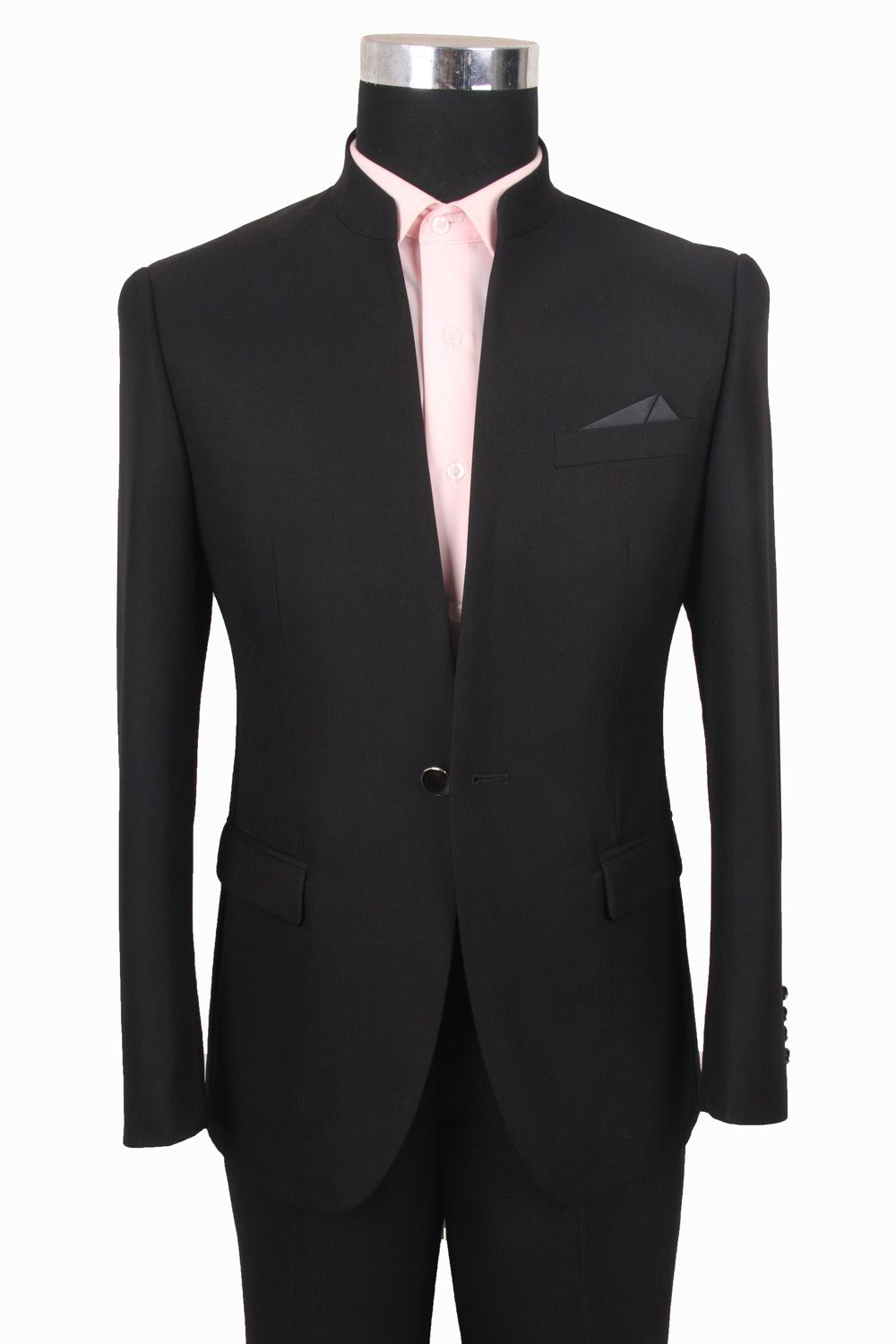 black suit outfit ideas 0070