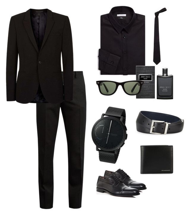 black suit outfit ideas 0074