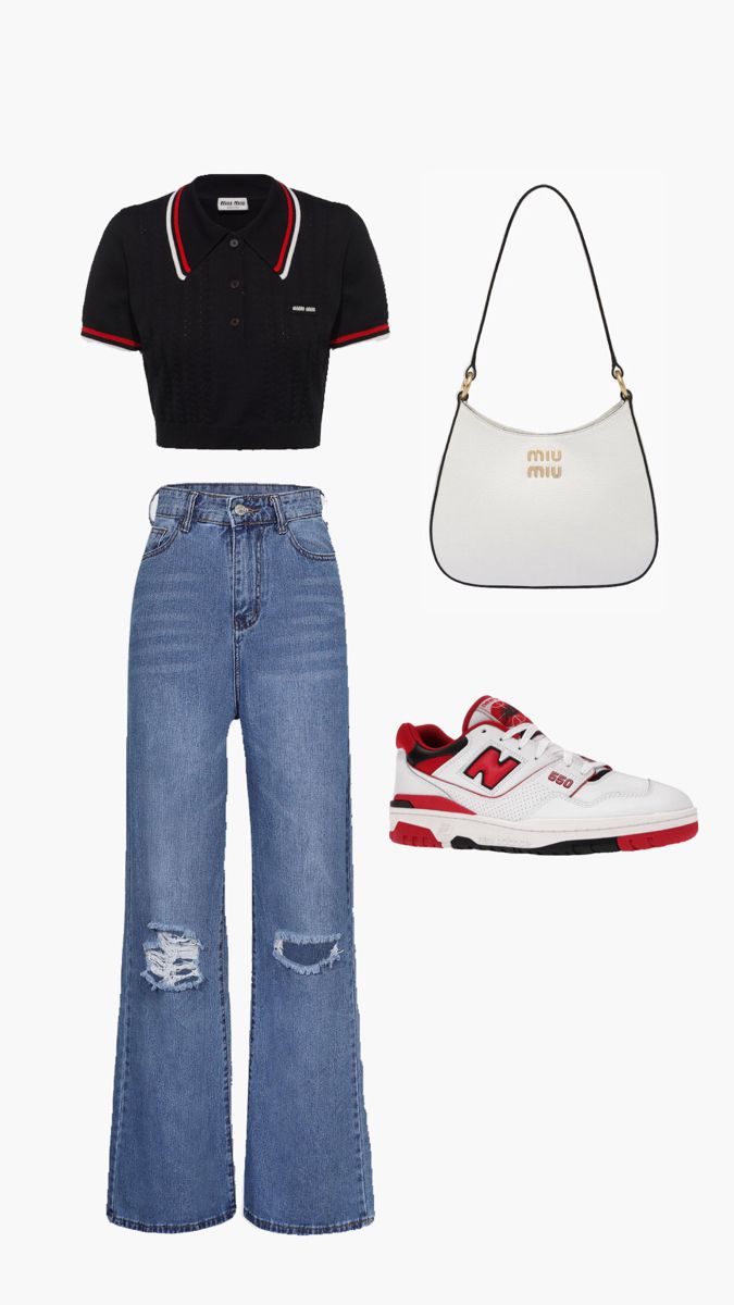 black white and red outfit ideas 0023