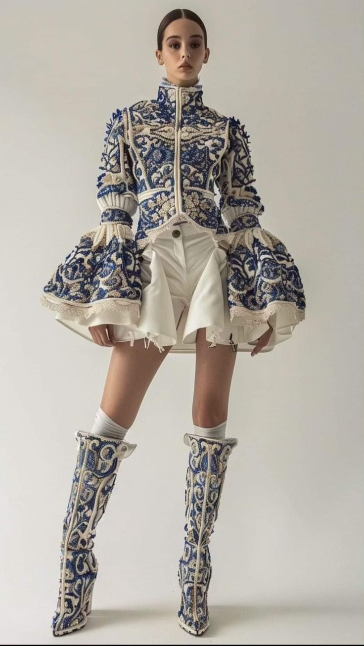 blue boots outfit ideas 0017